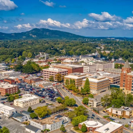 elevated view of marietta