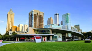 Downtown Atlanta skyline for ATD Super Southeast conference transportation planning